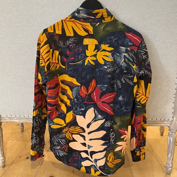 Vintage Palm Print Button Down - Picture 2 of 7